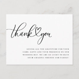 ハートサンキューカード結婚、サンキューカード ポストカード