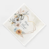 ハートシェイプフレームパンプキンワイルドフラワー結婚ズ (コーナー)