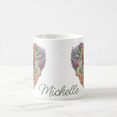 ハートシェイプ名 コーヒーマグカップ (中央)