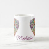 ハートシェイプ名 コーヒーマグカップ (中央)