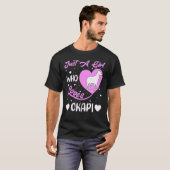 ハートシェイプOkapiを愛する女の子 Tシャツ (正面フル)
