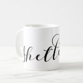 ハートシェットランド州旗 コーヒーマグカップ (正面左)