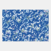 ハートシャボン玉 ラッピングペーパーシート (正面2)