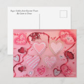 ハートシュガークッキーbyグルメトリートバイカシエ ポストカード (正面/裏面)
