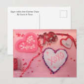 ハートシュガークッキーbyグルメトリートバイカシエ ポストカード (正面/裏面)