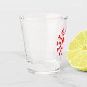 ハートショットガラス ショットグラス (左)