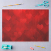 ハートシリーズ4デザイン4 薄葉紙 (クラフト)