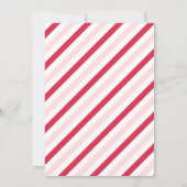 ハートシンプルチケットフレームバレンタインのフォトカード 招待状 (裏面)