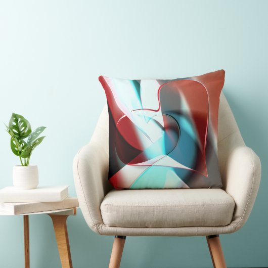 ハートシンプルデザイン、曲線の結晶性音調混合 クッション (椅子)