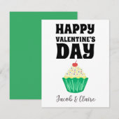 ハートシンプルハッピーバレンタインデー (正面/裏面)