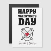 ハートシンプルハッピーバレンタインデー (正面/裏面)