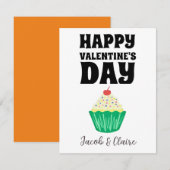 ハートシンプルハッピーバレンタインデー (正面/裏面)