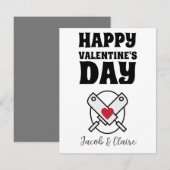 ハートシンプルハッピーバレンタインデー (正面/裏面)