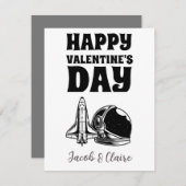 ハートシンプルハッピーバレンタインデー (正面/裏面)