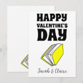 ハートシンプルハッピーバレンタインデー (正面/裏面)