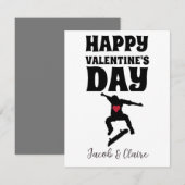 ハートシンプルハッピーバレンタインデー (正面/裏面)