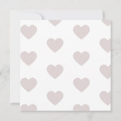 ハートシンプルピンク写真コラージュ (裏面)