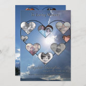 ハートシンプル写真コラージュonサンセット写真 プログラム (正面/裏面)