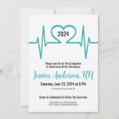 ハートシンプル医学看護学校卒業 招待状 (正面)