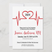 ハートシンプル医学看護学校卒業 招待状 (正面)