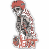 ハートシールを盗む シール (正面)