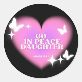 ハートシール聖書聖句シール信仰シール ラウンドシール