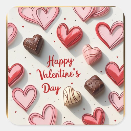 ハートシール スクエアシール (正面)