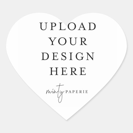 ハートシール – 1.5インチ (正面)