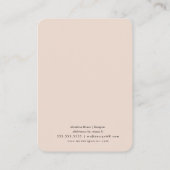 ハートジオメトリアーティザンイヤリングディスプレイカード コーリングカード (裏面)