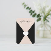 ハートジオメトリアーティザンイヤリングディスプレイカード コーリングカード (スタンド正面)