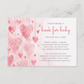 ハートスウィートアートシャワーブック(ベビー囲い)  エンクロージャーカード (正面)