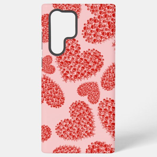 ハートスカル SAMSUNG GALAXYケース (裏面)