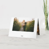 ハートスクリプトのミニマル結婚リスト サンキューカード (裏面)