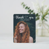 ハートスクリプトの卒業サンキューカード 招待状 (スタンド正面)