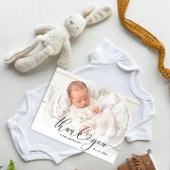 ハートスクリプトの誕生発表サンキューカード ポストカード