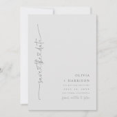 ハートスクリプトセーブ・ザ・デート案内フォトカード セーブザデート (正面)