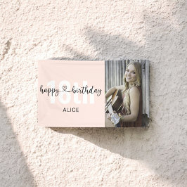 ハートスクリプト写真ハッピーバースデーバナー 横断幕