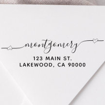 ハートスクリプト書道差出人住所