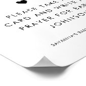 ハートスクリプト祈り ベビー ベビーシャワー サイン (角)