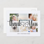 ハートスクリプト サンクス 6枚の写真 ユニバーサル ポストカード (正面/裏面)