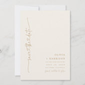 ハートスクリプト セーブ・ザ・デート 発表 フォトカード (正面)