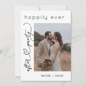 ハートスクリプト 私たちは秘密結婚 フォトウェディング レセプション 招待状 (正面)