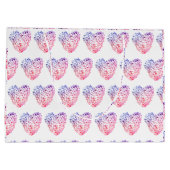 ハートスケッチカスタム抱き枕 ラージペーパーバッグ (裏面)