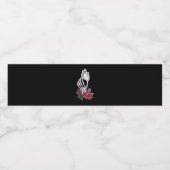 ハートスケルトンの手クラシック ペットボトルラベル (シングルラベル)