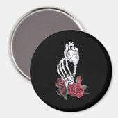 ハートスケルトンの手クラシック マグネット (正面/裏面)