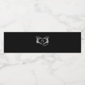 ハートスケルトンハンドクラシックル ペットボトルラベル (シングルラベル)