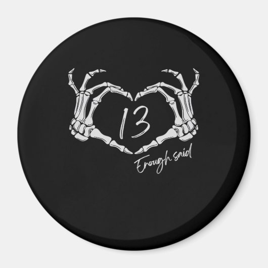 ハートスケルトンハンドクラシックル マグネット (正面)