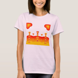 ハートスケープ レディースTシャツ Tシャツ