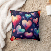 ハートスターズバレンタイン銀河系 クッション (ブランケット)