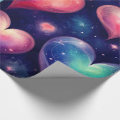 ハートスターズバレンタイン銀河系 ラッピングペーパー (角)